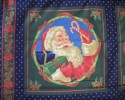 Christmas Jolly Old Santa With Gifts & Candy Sticks Panel